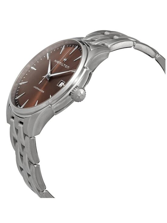 NWT Hamilton Jazzmaster Quartz Brown Dial Men\'s Watch